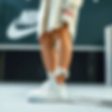 Stylish outfit combinations featuring Nike white sneakers