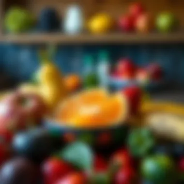 An inviting display of fruits, highlighting their role in a balanced diet.