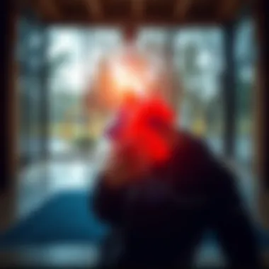 Stress Relief and Heart Rate A serene environment illustrating the effects of stress relief techniques on heart rate.