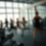 Illustration showcasing various cardio exercises