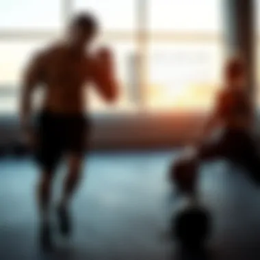 Chart displaying different workout routines for muscle gain