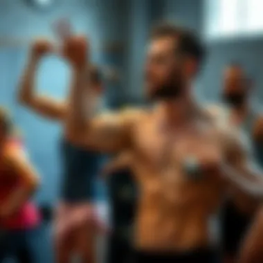 Strategies for Muscle Preservation Through Exercise A diverse group exercising to maintain muscle health