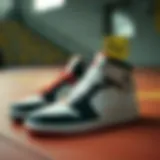 Historical evolution of the Air Jordan shoes showcasing iconic designs