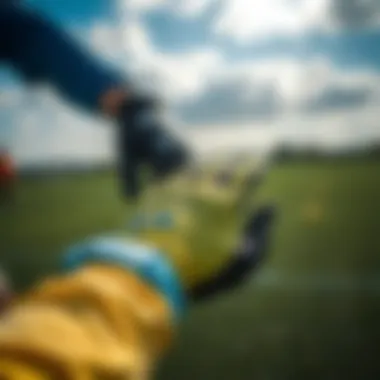 Innovative Materials in Muslera Gloves Materials used in Muslera gloves highlighting innovation and comfort