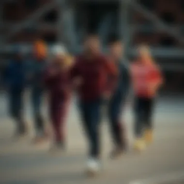 Versatile for All Sports Activities Group engaged in various sports activities wearing National Geographic sweatpants