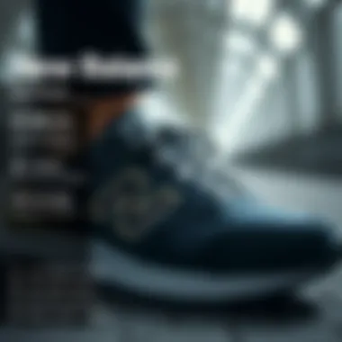 Infographic comparing features of popular New Balance models