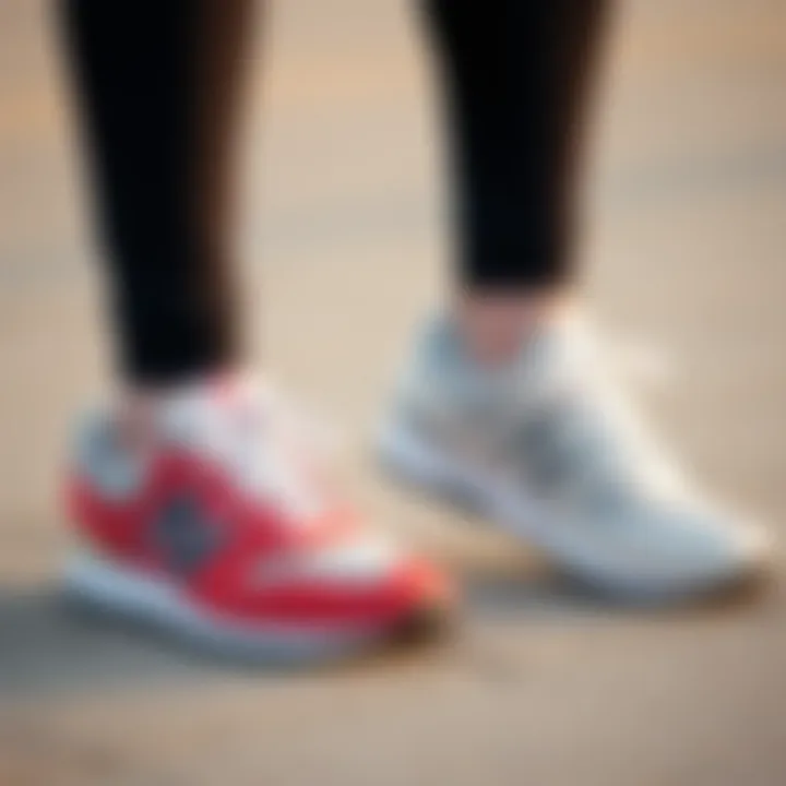 Various New Balance shoe models showcasing design diversity