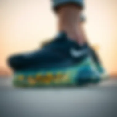 Close-up view of the cushioning technology in Nike Air Max 720