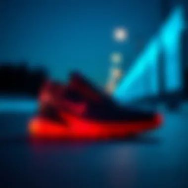 Elegant design of the Nike Air Max 720 showcasing its unique silhouette