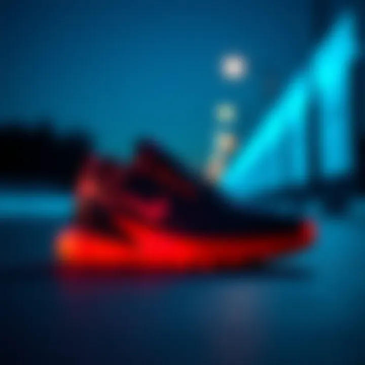 Elegant design of the Nike Air Max 720 showcasing its unique silhouette