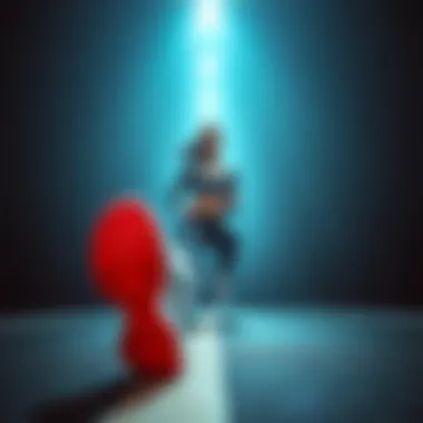 Athletic woman wearing Nike Air shoes during workout