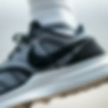Close-up of Nike Blazee performance features