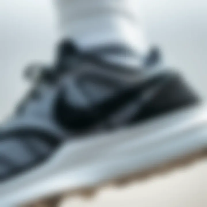 Close-up of Nike Blazee performance features