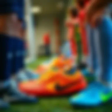 Parents choosing Nike soccer cleats for children