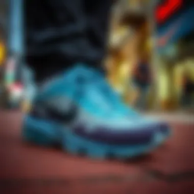 Fashion-forward Nike shoes in urban settings