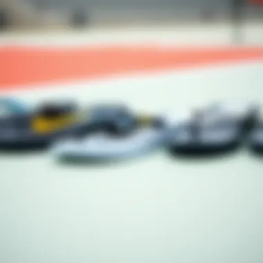 Variety of Nike flip-flops showcasing different designs