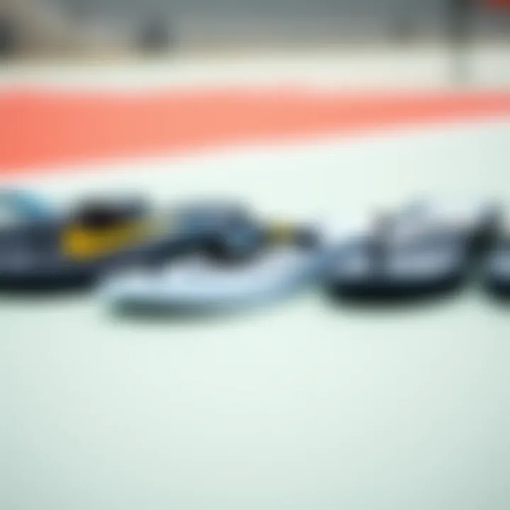 Variety of Nike flip-flops showcasing different designs