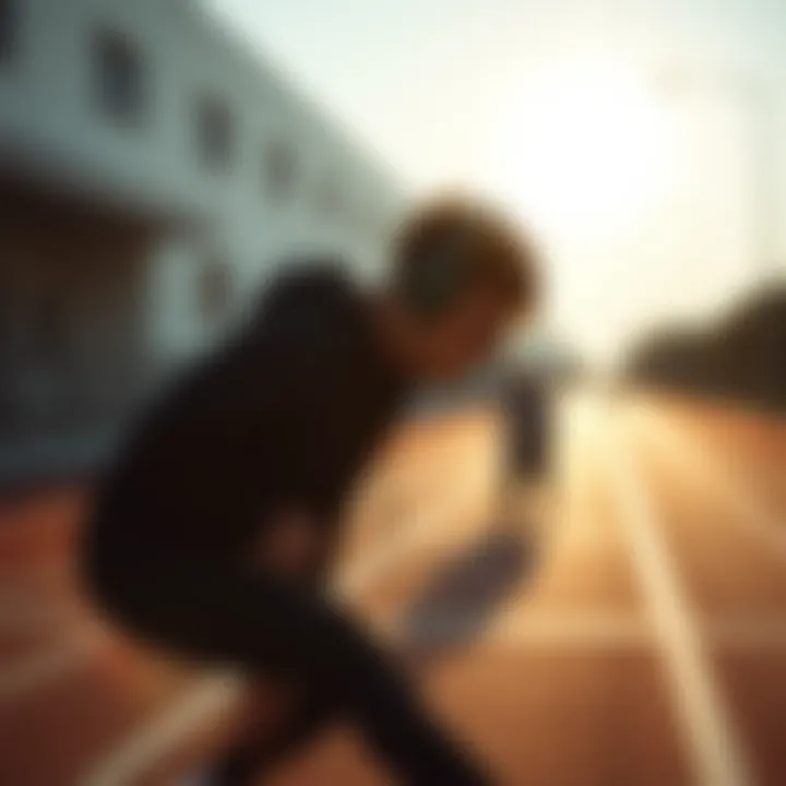 User experience depiction with Nike Initiator in an active lifestyle setting