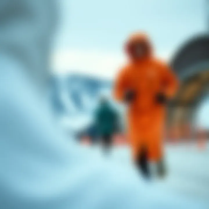 Athlete wearing Nike long coat during outdoor activity