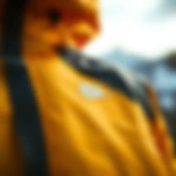 Quality Fabric Detail in Nike Outerwear Close-up of high-quality fabric used in Nike children's outerwear