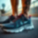 A close-up of Nike orthopedic sports shoes showcasing their ergonomic design