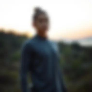 Nike Pro long-sleeve showcasing advanced fabric technology