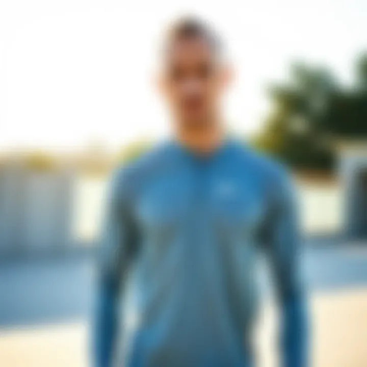 Stylish design of Nike Pro long-sleeve apparel