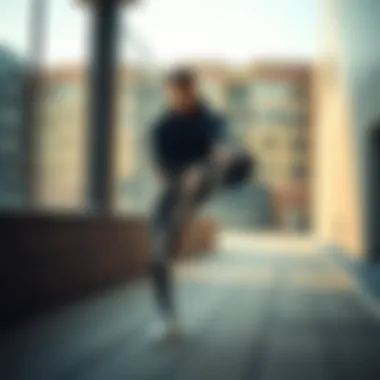 Nike React Infinity Run Flyknit in a stylish setting