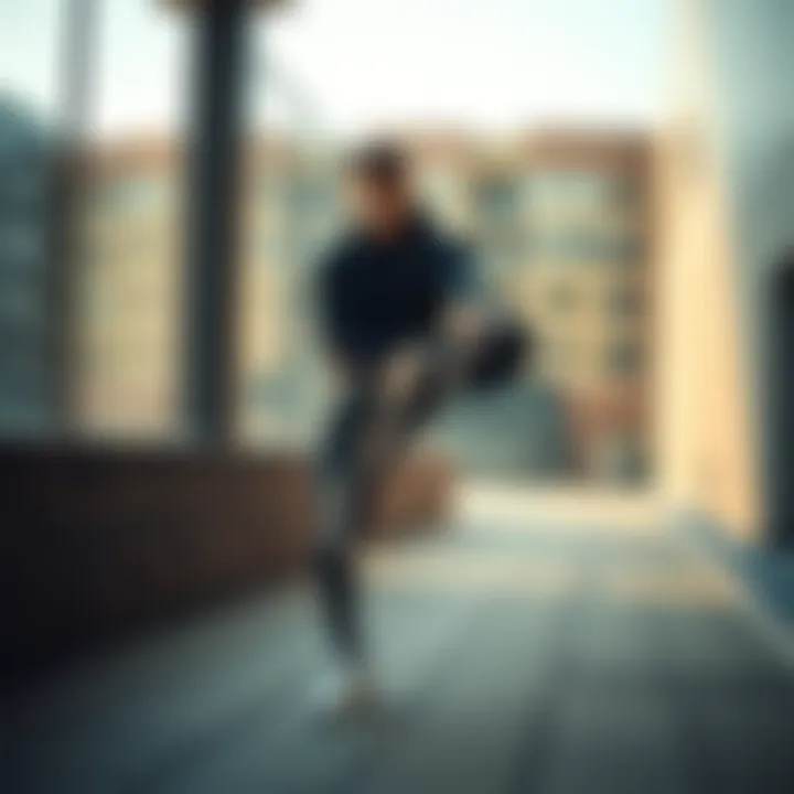 Nike React Infinity Run Flyknit in a stylish setting