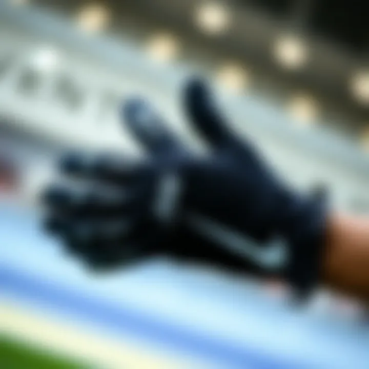 Design features of Nike gloves highlighted