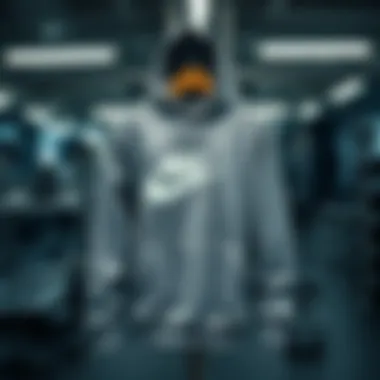 Nike sweatshirt displayed against a backdrop of gym equipment, symbolizing versatility