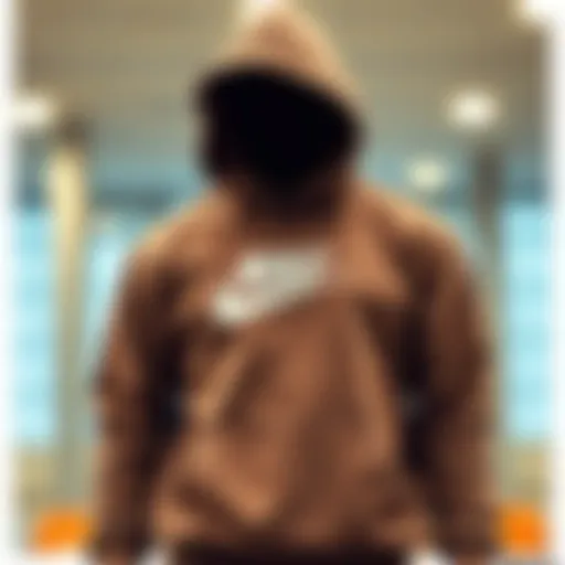 Stylish Nike sweatshirt showcasing modern design.