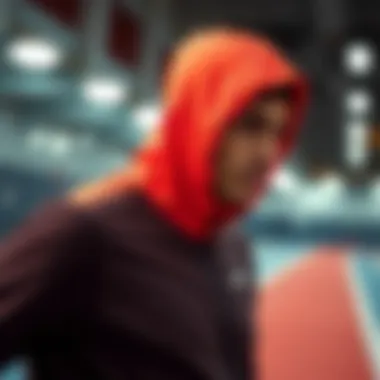 Innovative Nike Tech tracksuit showcasing advanced fabric technology