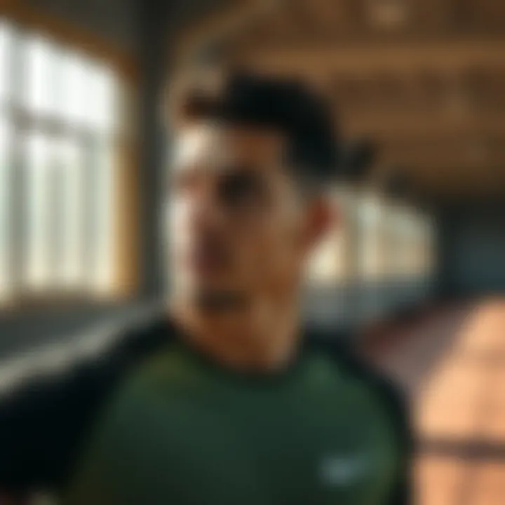 User Experience in Nike Tekno M2K User enjoying a comfortable fit in Nike Tekno M2K during a workout