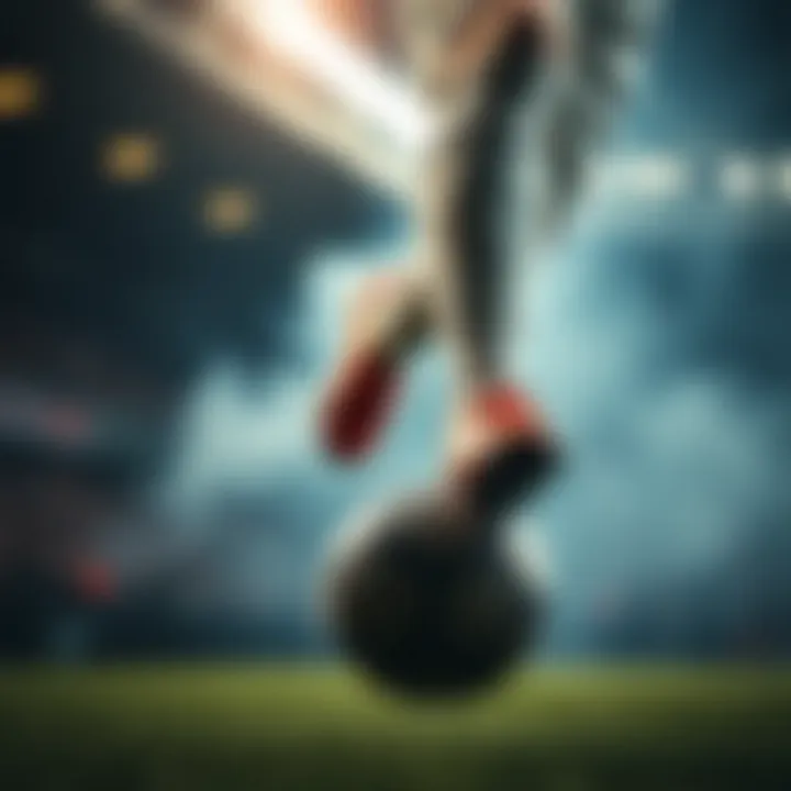 Nike Tiempo Legend 9 Performance Display A player wearing Nike Tiempo Legend 9 Club MG showcasing its performance during a match