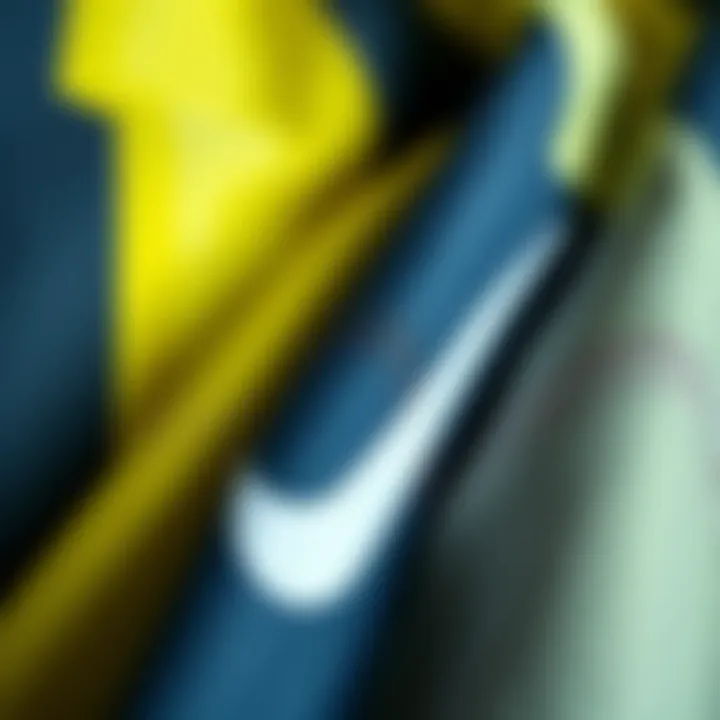 Close-up of Nike fabric showcasing breathability and comfort