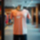 Stylish Nike T-Shirt Display Stylish Nike t-shirt displayed on a mannequin in a sporty setting