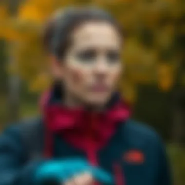 Functional features of North Face women's jacket