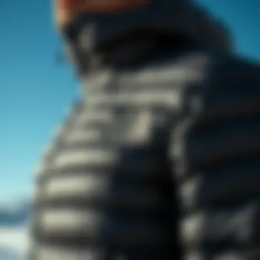 Thermoball Insulation Technology Close-up of the Thermoball insulation technology used in the jacket