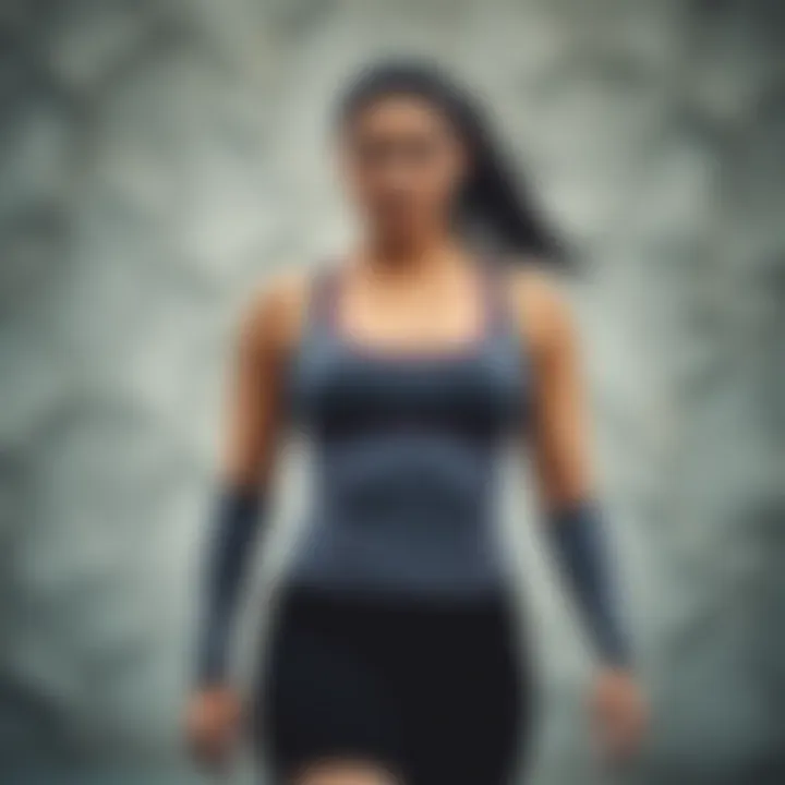 Sports Apparel for Core Support Illustration of various sports apparel designed for core support