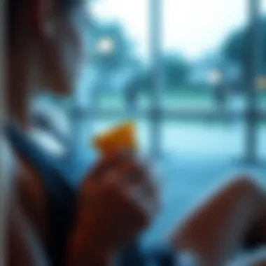 Effective Recovery Through Nutrition An athlete recovering post-exercise with a nutritious snack.