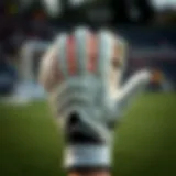 Premium goalkeeper gloves showcasing their advanced design