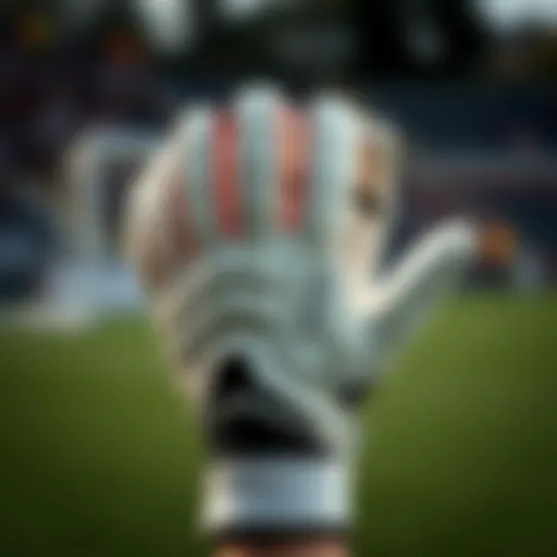 Premium goalkeeper gloves showcasing their advanced design