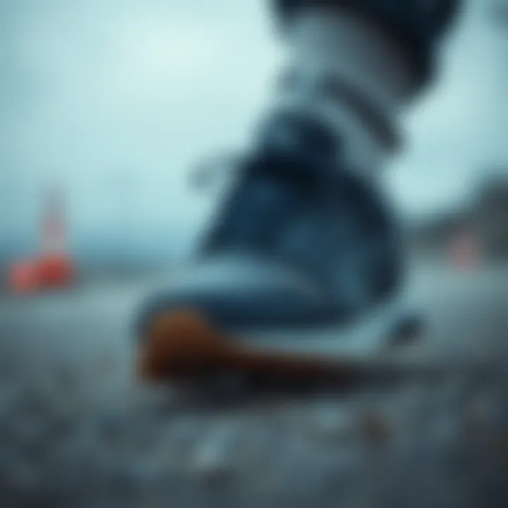 Craftsmanship in Puma Footwear Close-up of Puma shoe detailing highlighting craftsmanship