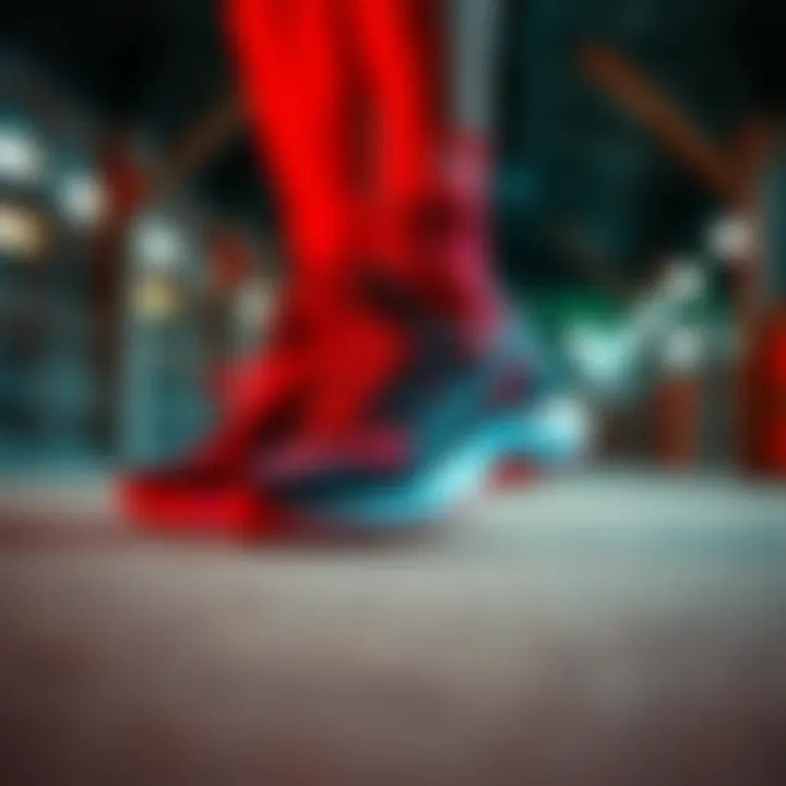 Puma Shoes in Action Dynamic sporting environment featuring Puma shoes