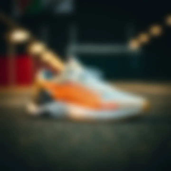 Innovative design of Puma Hybrid shoes showcasing unique material use