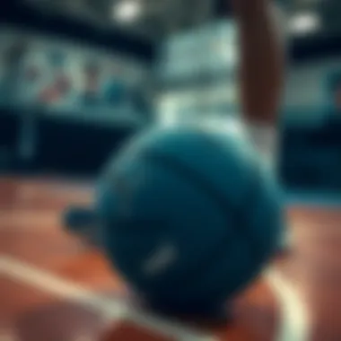 Performance testing of Puma LaMelo Ball MB.02 on the basketball court.