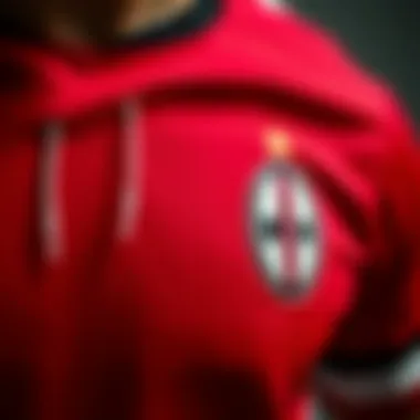 Stylish design of Puma Milan jersey showcasing intricate details