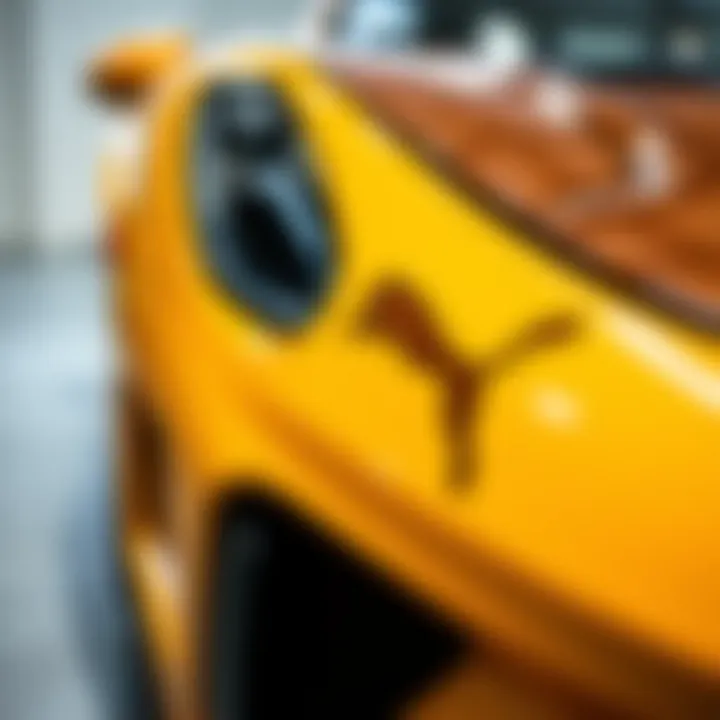 Close-up of Puma RSX detailing