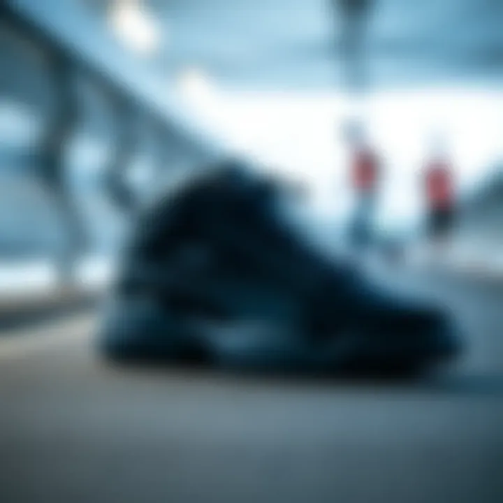 Puma Shuffle Mid shoes in an active lifestyle setting